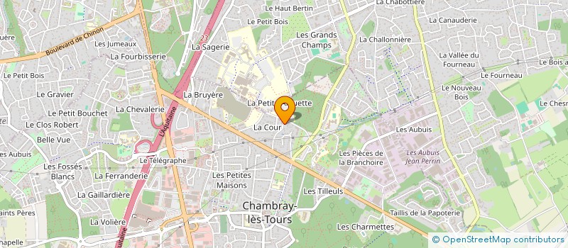 localisation de l'entreprise CARRICO - JOURDAN  CHAMBRAY-LES-TOURS