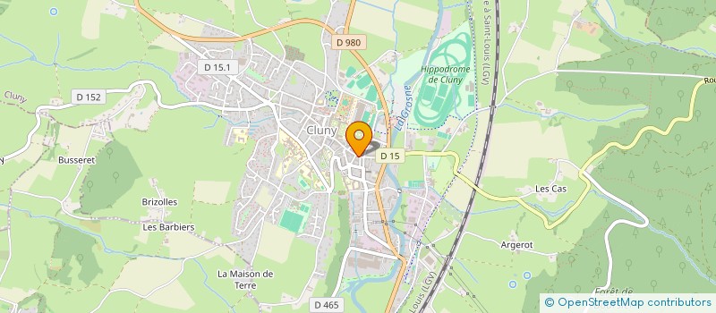 localisation de l'entreprise CARRIE.B  CLUNY