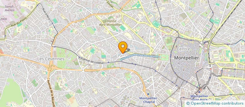localisation de l'entreprise CARRIEBOU à MONTPELLIER