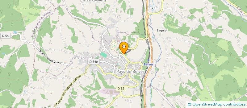 localisation de l'entreprise CARRIER BERNARD  PAYS DE BELVES