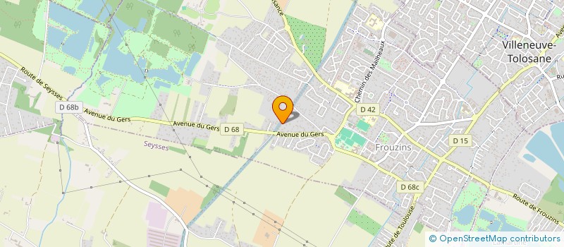 localisation de l'entreprise CARRIER FRERES  FROUZINS