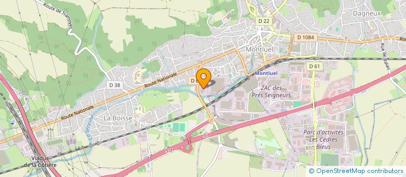 localisation de l'entreprise CARRIER RLC EUROPE  MONTLUEL