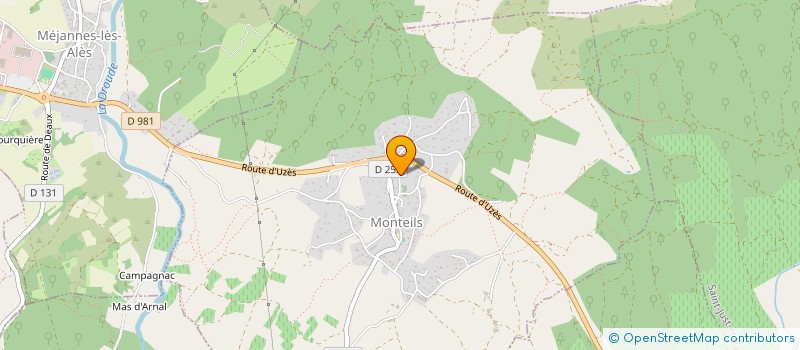 localisation de l'entreprise CARRIERE à SAINT-JEAN-DE-CEYRARGUES