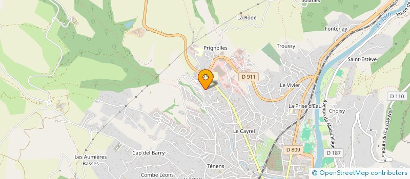 localisation de l'entreprise CARRIERE  MILLAU