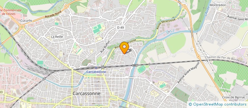 localisation de l'entreprise CARRIERE CONCORDE à CARCASSONNE