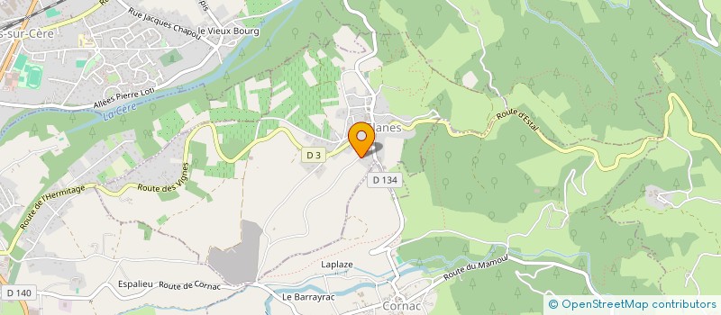 localisation de l'entreprise CARRIERE DE GLANES à GLANES