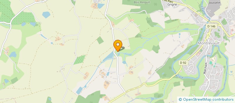 localisation de l'entreprise CARRIERE DE JOUSSELIN à MONTREVAULT-SUR-EVRE