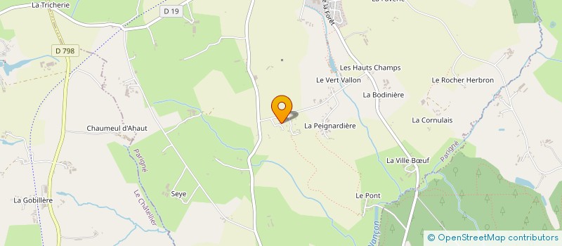 localisation de l'entreprise CARRIERE DE LA BEURRIERE SCOP SARL à PARIGNE