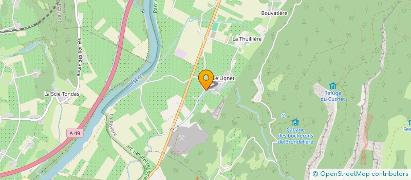 localisation de l'entreprise CARRIERE DE LA RIVIERE à LA RIVIERE