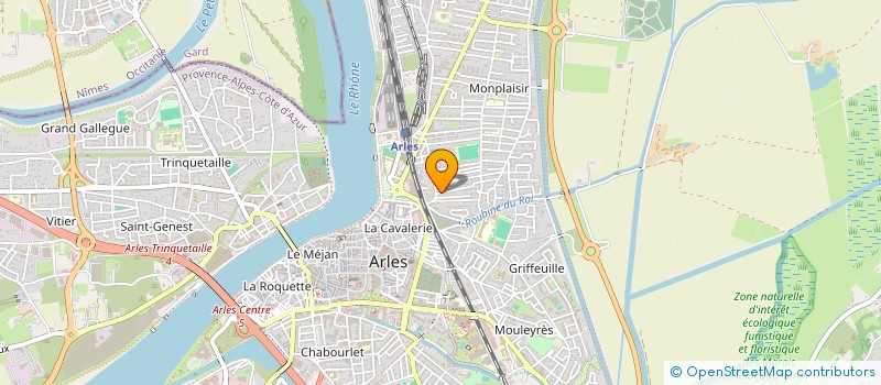 localisation de l'entreprise CARRIERE DES CAUNELLES à ARLES