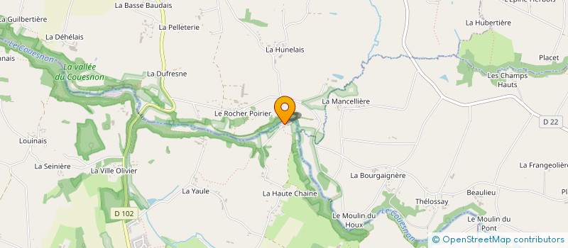 localisation de l'entreprise CARRIERE DU GUE MORIN à LA CHAPELLE-SAINT-AUBERT