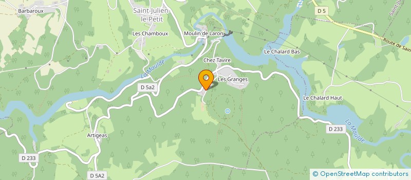 localisation de l'entreprise CARRIERE DU MONT LARRON  SAINT-JULIEN-LE-PETIT