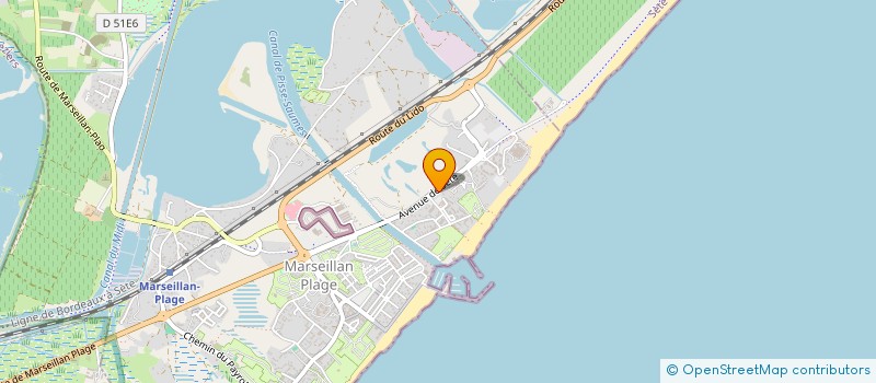 localisation de l'entreprise CARRIERE-FRESNEAU à MARSEILLAN