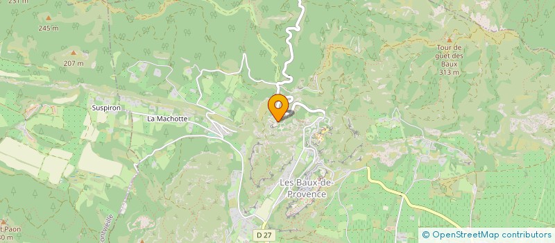 localisation de l'entreprise CARRIERE SARRAGAN  LES BAUX-DE-PROVENCE