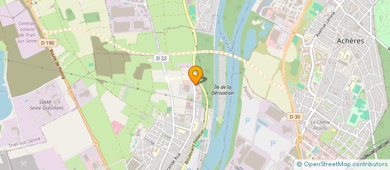 localisation de l'entreprise CARRIERES à CARRIERES-SOUS-POISSY