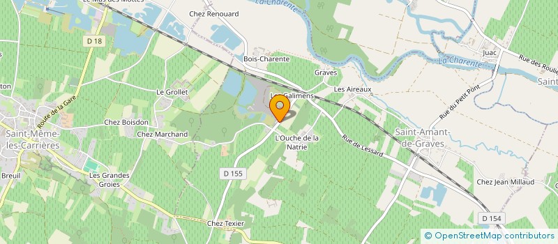 localisation de l'entreprise CARRIERES AUDOIN ET FILS à GRAVES-SAINT-AMANT