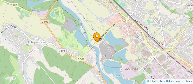 localisation de l'entreprise CARRIERES DANIEL  LESCAR