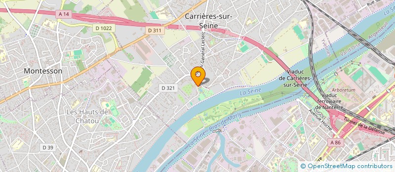 localisation de l'entreprise CARRIERES DANSE  CARRIERES-SUR-SEINE