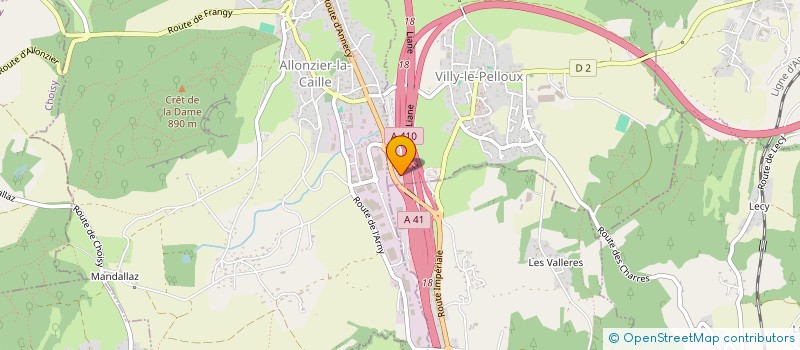 localisation de l'entreprise CARRIERES DE CUSY à VILLY-LE-PELLOUX