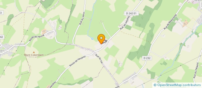 localisation de l'entreprise CARRIERES DE LA VALLEE HEUREUSE  RINXENT