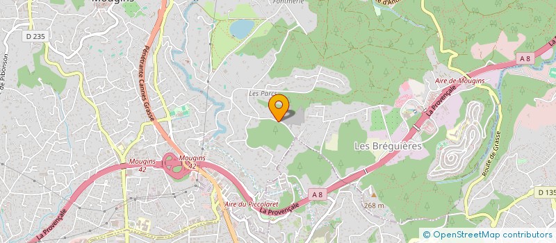 localisation de l'entreprise CARRIERES DE MOUGINS à MOUGINS