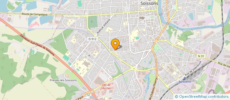 localisation de l'entreprise CARRIERES DE RANCENNES à MERCIN-ET-VAUX