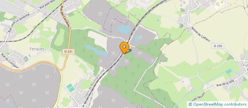 localisation de l'entreprise CARRIERES DE STINKAL à FERQUES