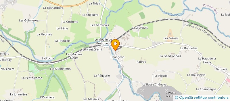 localisation de l'entreprise CARRIERES DES LACS à SAINT-AUBIN-DES-LANDES