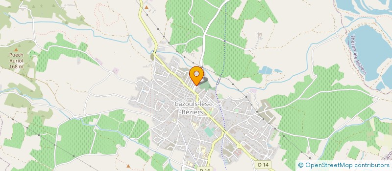 localisation de l'entreprise CARRIERES DU ROUJAS à CAZOULS-LES-BEZIERS
