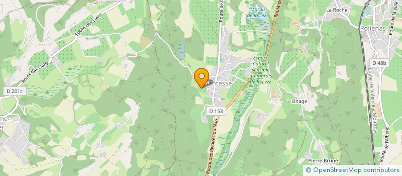 localisation de l'entreprise CARRIERES ET TRAVAUX PUBLICS DE SAINT MARCELLIN - CATRAP à TECHE