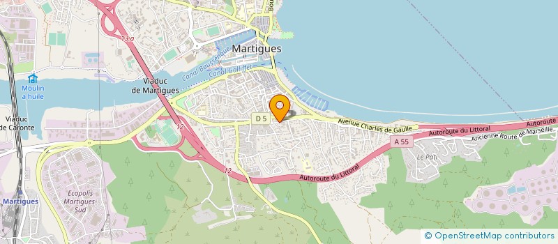 localisation de l'entreprise CARRIERES GONTERO PIERRE CIMEN à MARTIGUES