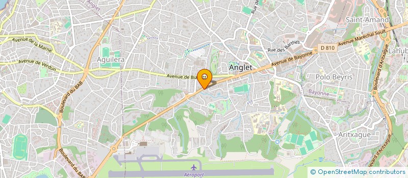 localisation de l'entreprise CARRIERES & INSERTION à ANGLET