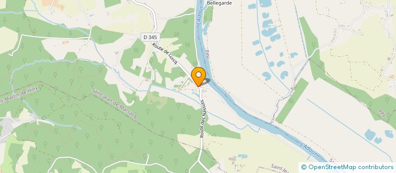 localisation de l'entreprise CARRIERES J. B. LASSALLE  SAINT-JEAN-DE-MARSACQ