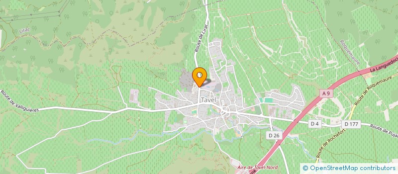 localisation de l'entreprise CARRIERES LUGAN  TAVEL