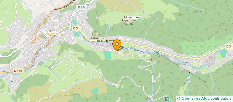 localisation de l'entreprise CARRIERES PETITJEAN à LA BRESSE