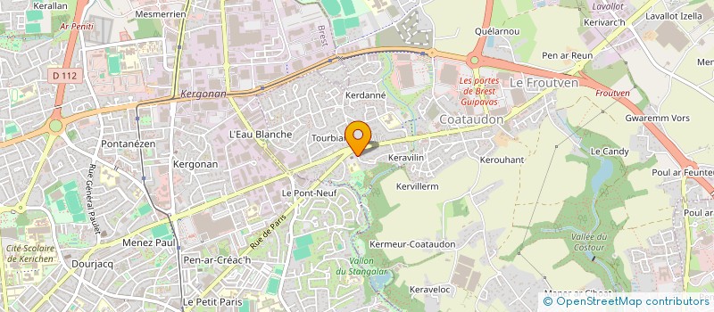 localisation de l'entreprise CARRIERES PRIGENT à GUIPAVAS