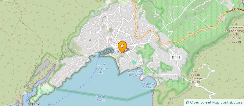 localisation de l'entreprise CARRIERES SPORT CONSULTING à CASSIS