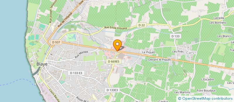 localisation de l'entreprise CARRILAND  SAINT-MARTIN-LACAUSSADE