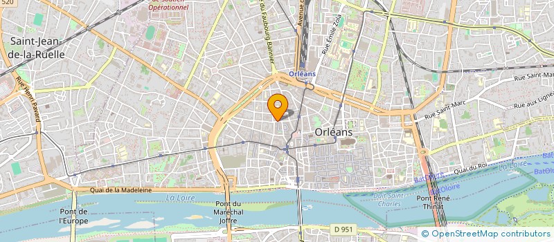 localisation de l'entreprise CARRILENE à ORLEANS