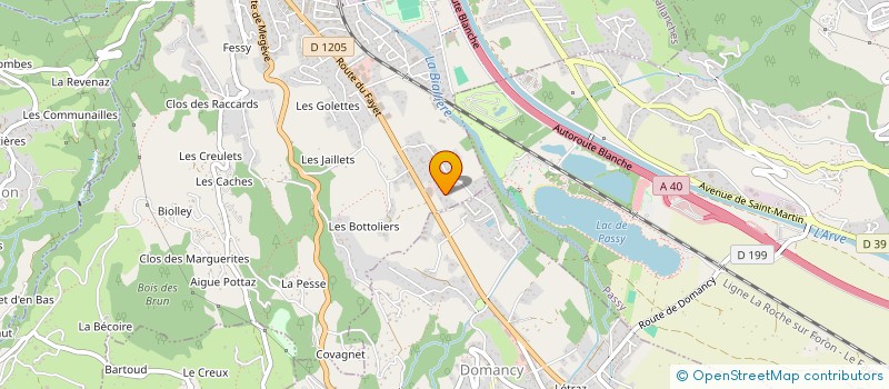 localisation de l'entreprise CARRIMMO à SALLANCHES