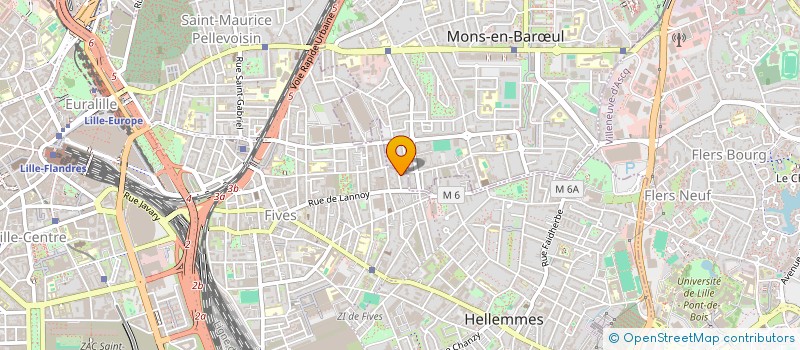 localisation de l'entreprise CARRINVEST à LILLE
