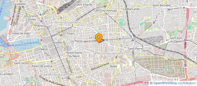 localisation de l'entreprise CARRIOLA à MARSEILLE