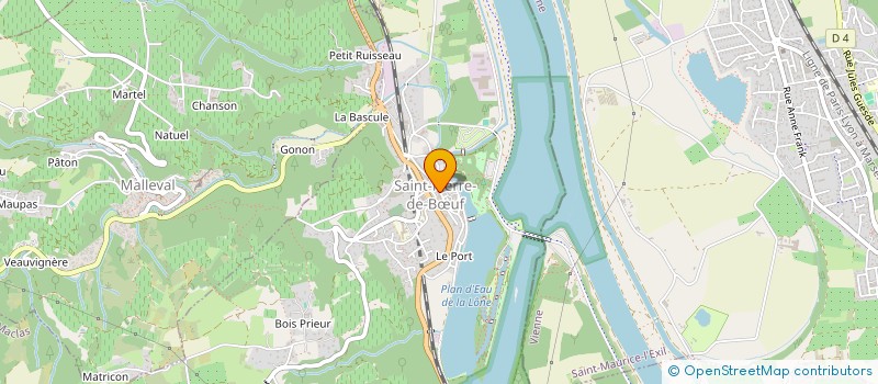 localisation de l'entreprise CARRION  SAINT-PIERRE-DE-BUF