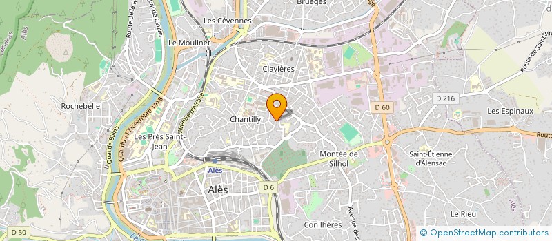 localisation de l'entreprise CARRION PERE ET FILS à ALES