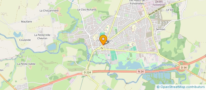 localisation de l'entreprise CARRIS à MORDELLES
