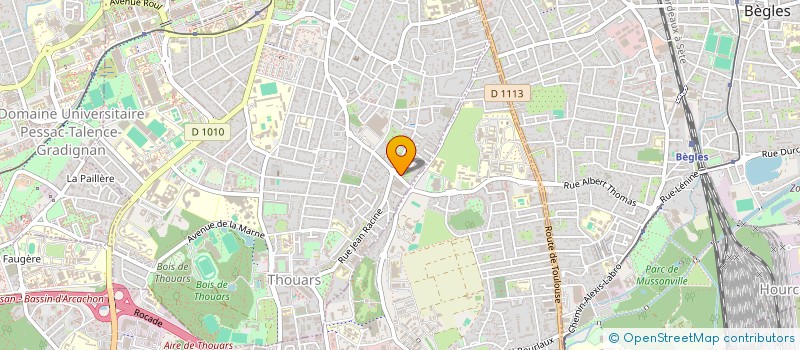 localisation de l'entreprise CARRIS  TALENCE