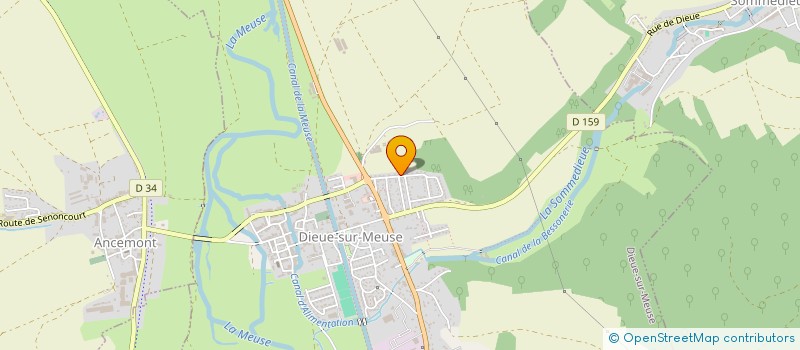 localisation de l'entreprise CARRIVALE RAYMOND à DIEUE-SUR-MEUSE