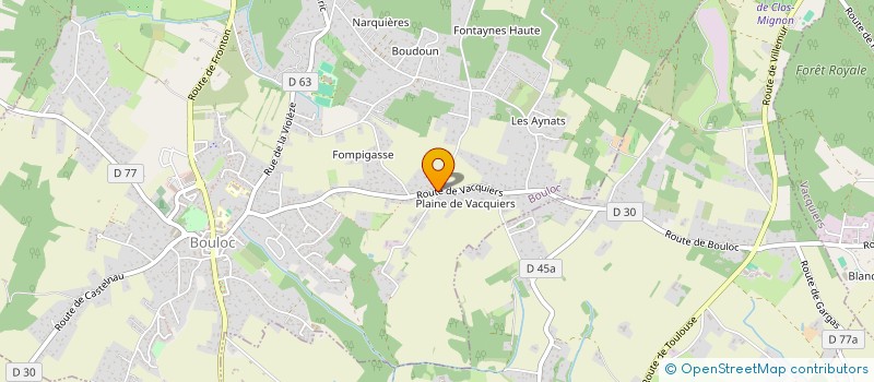 localisation de l'entreprise CARRLA  BOULOC