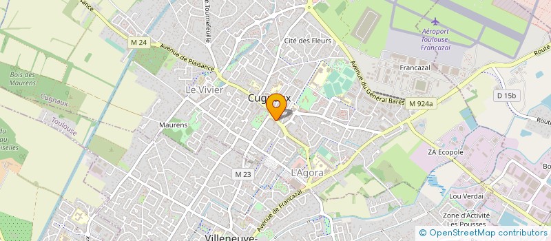 localisation de l'entreprise CARRO à CUGNAUX