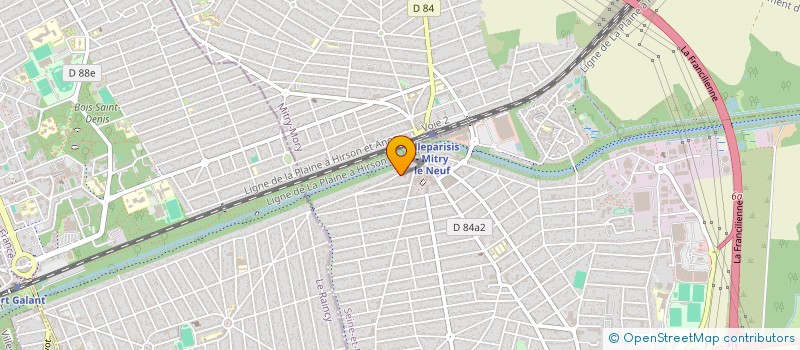 localisation de l'entreprise CARRO  VILLEPARISIS